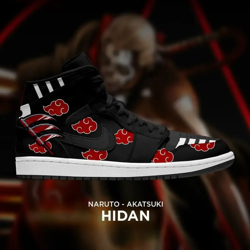 Hidan Naruto Akatsuki High Top Shoes