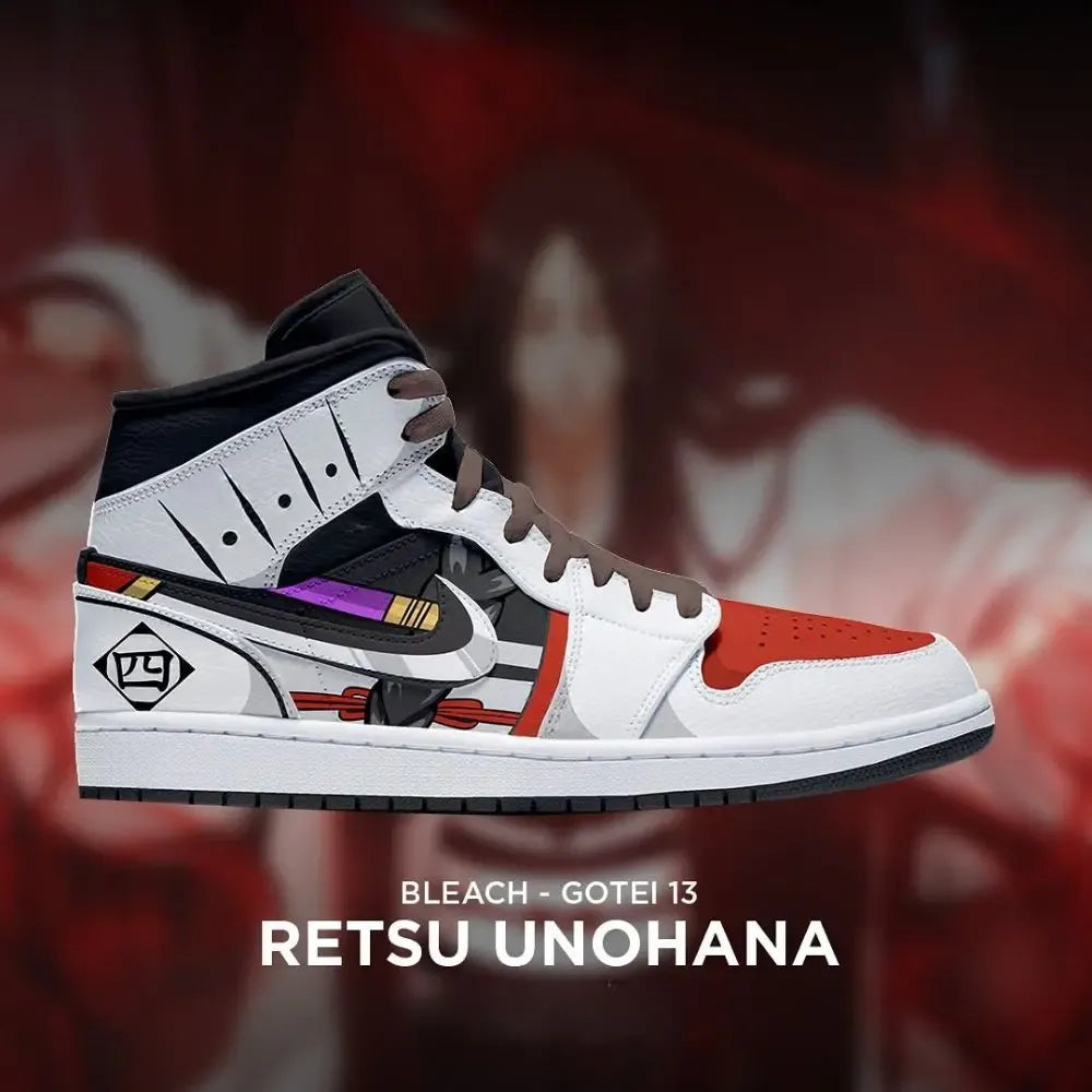 Retsu Unohana Bleach Gotei 13 High Top Shoes