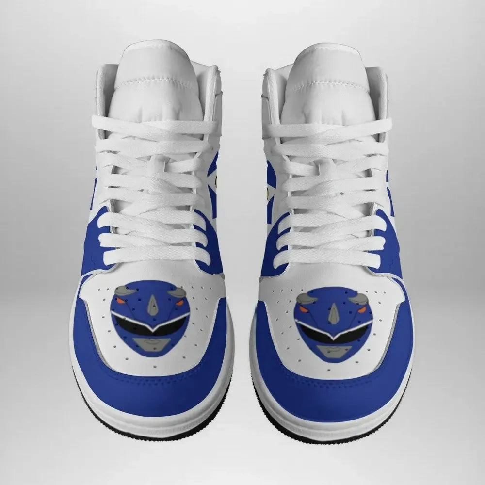 Blue Ranger Mighty Morphin V2 Special High Top Shoes