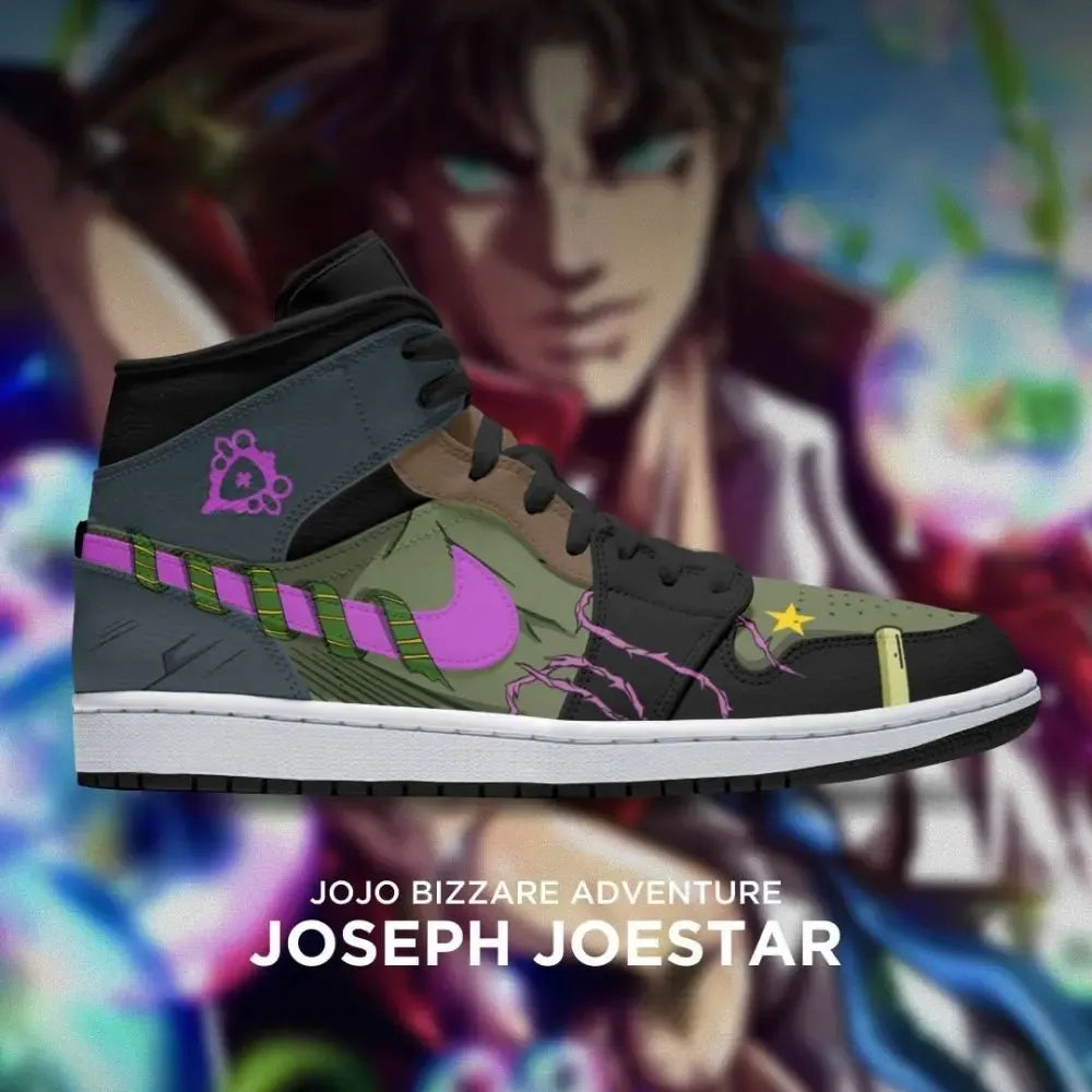 Joseph Joestar JoJo's Bizarre Adventure Special High Top Shoes