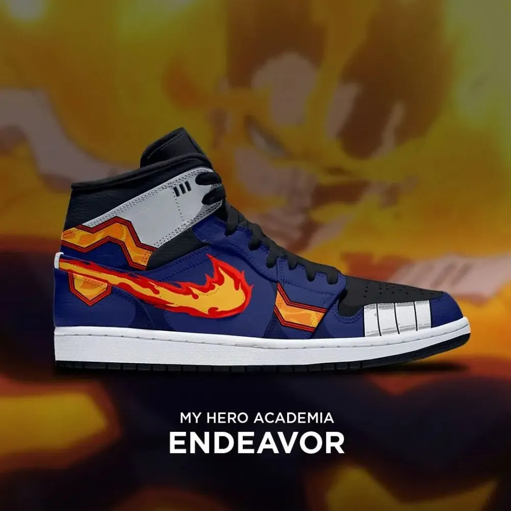Endeavor My Hero Academia Edition High Top Shoes