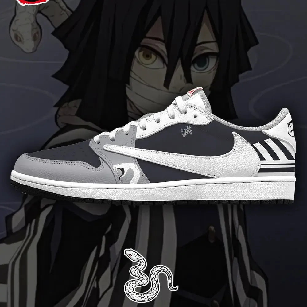 Obanai Iguro V.2 Demon Slayer Special Design Low Top Shoes