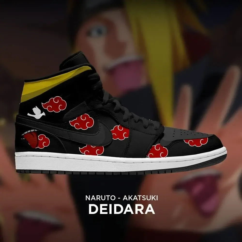 Deidara Naruto Akatsuki High Top Shoes