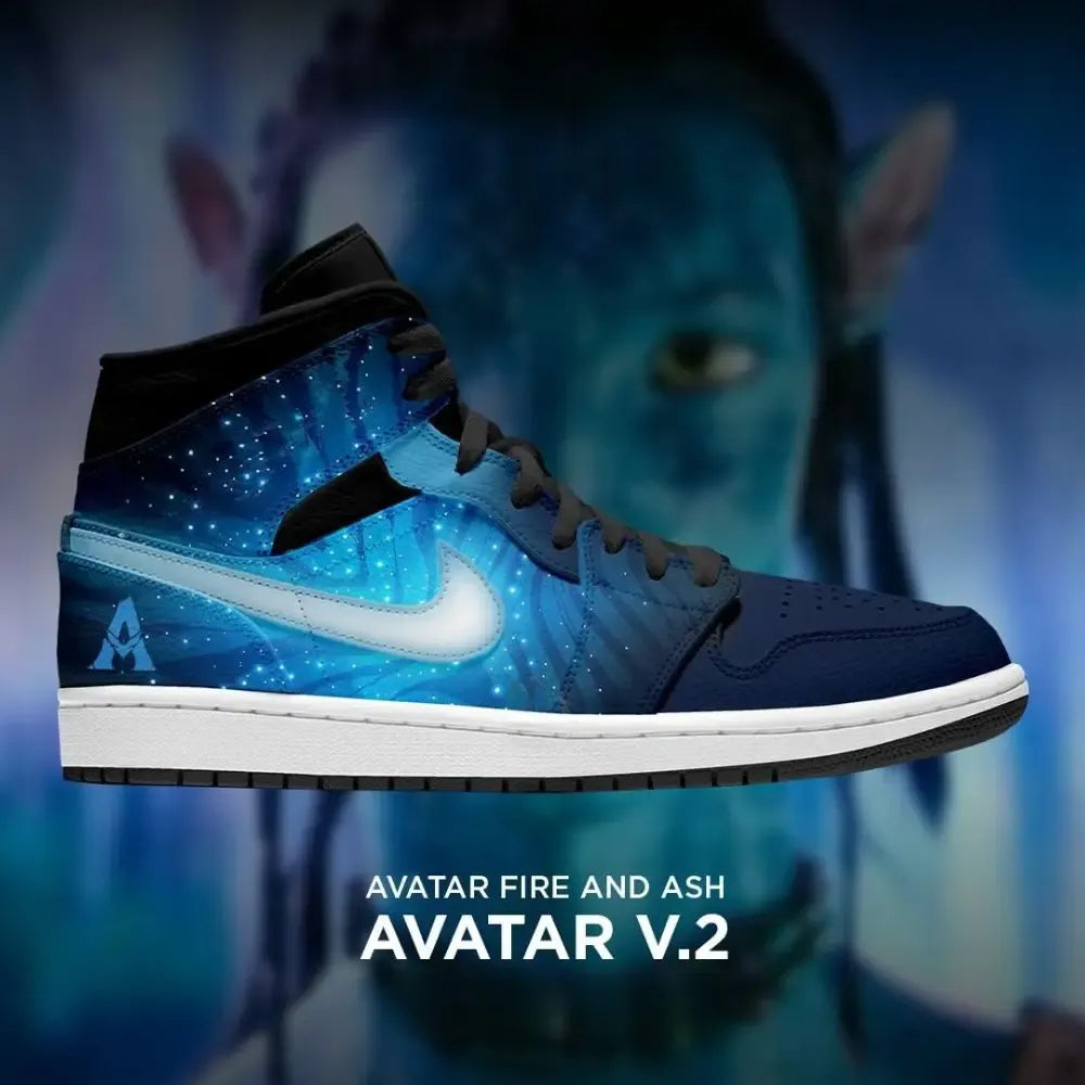 Jake Sully Avatar Fire and Ash High Top Shoes