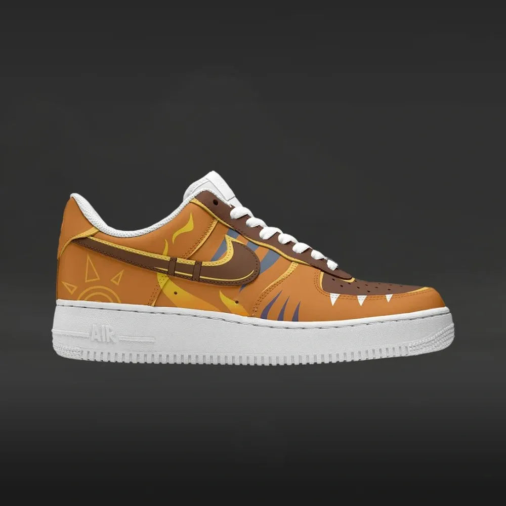 Greymon Digimon Custom Low Top Shoes