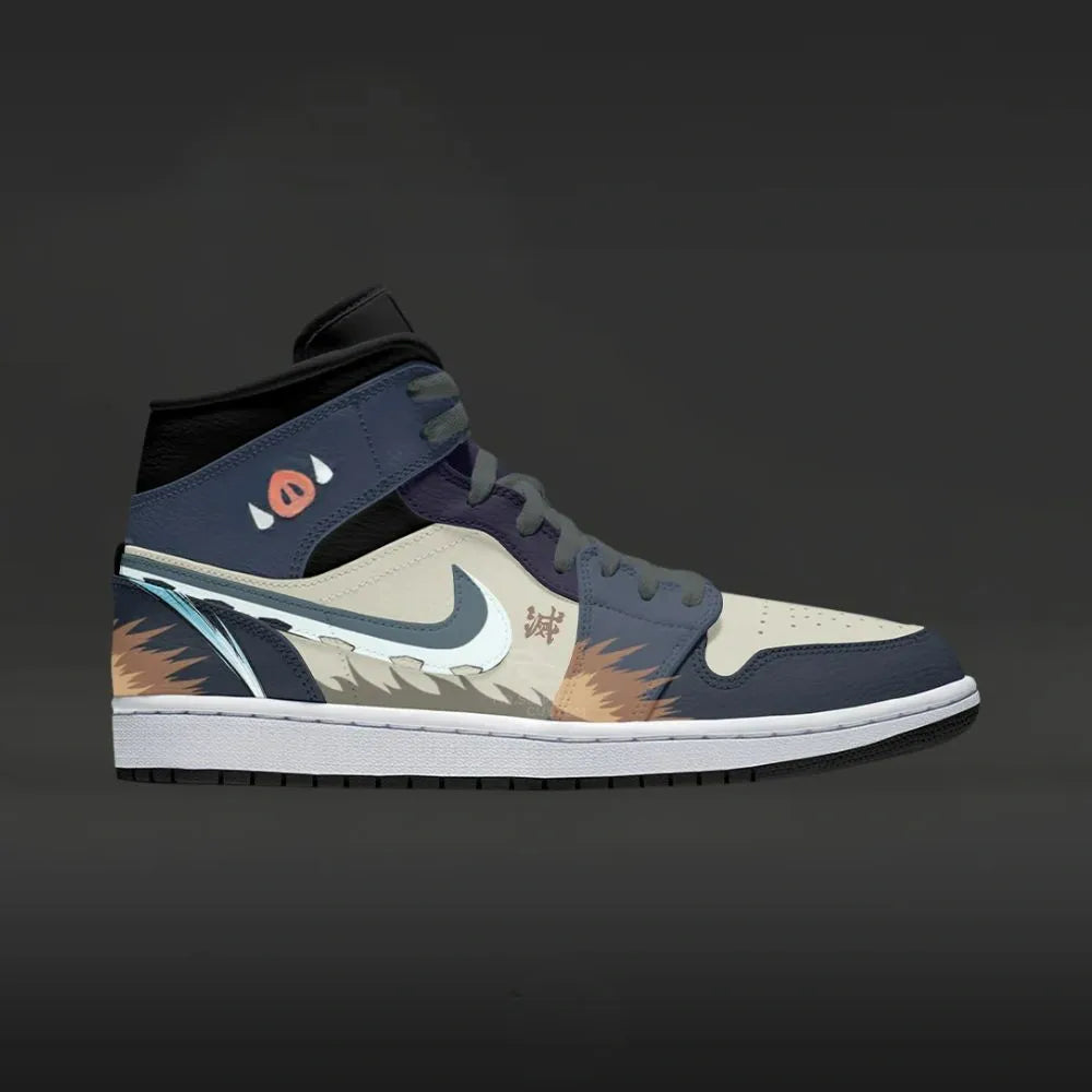 Inosuke Demon Slayer Custom High Top Shoes
