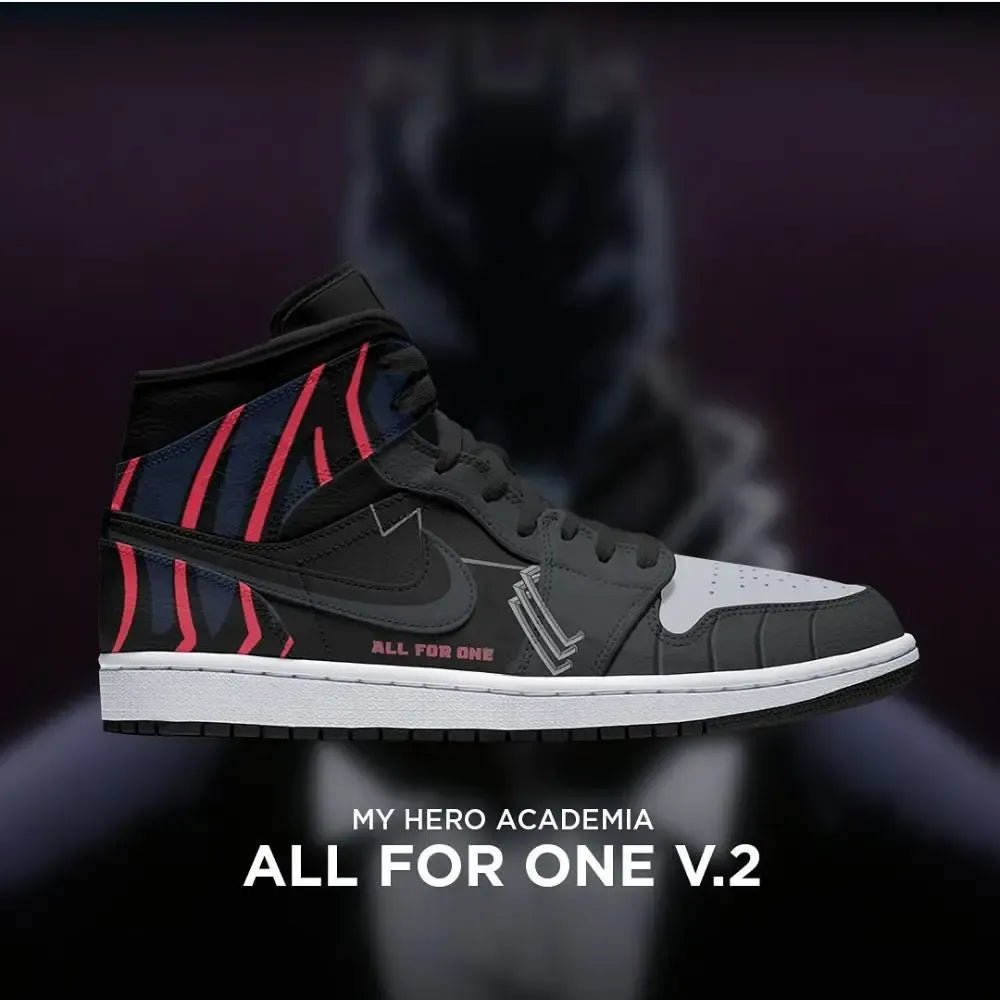 All for One V.2 My Hero Academia High Top Shoes