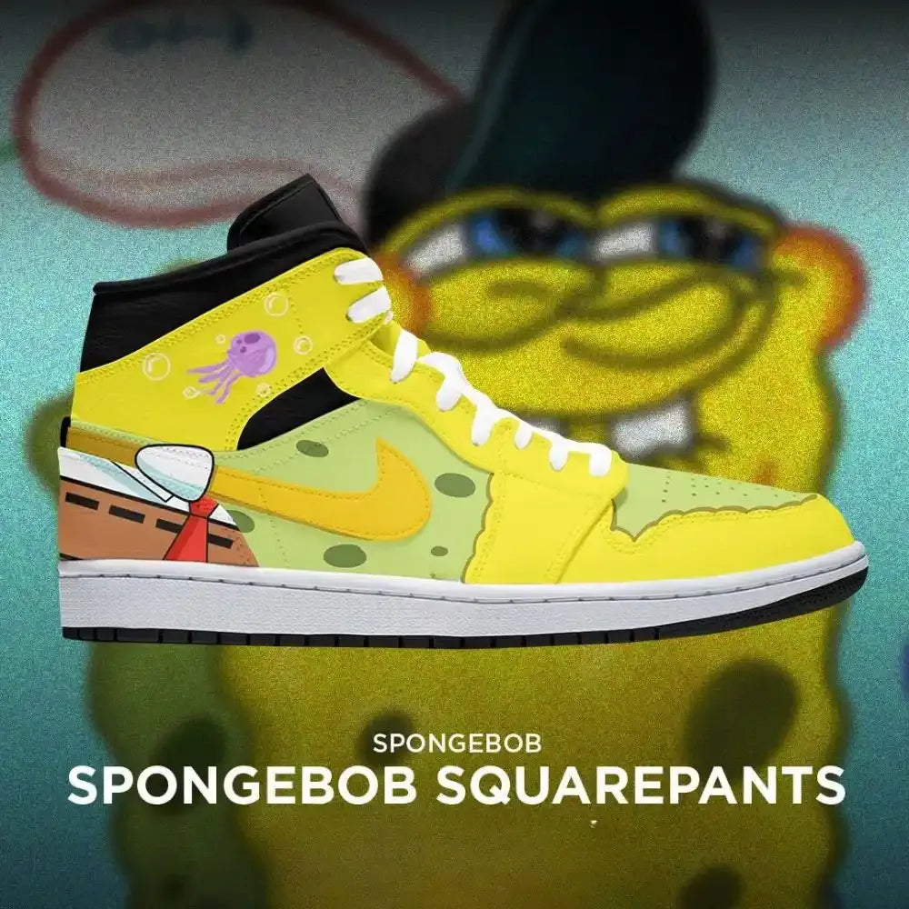 Spongebob Squarepants Edition High Top Shoes