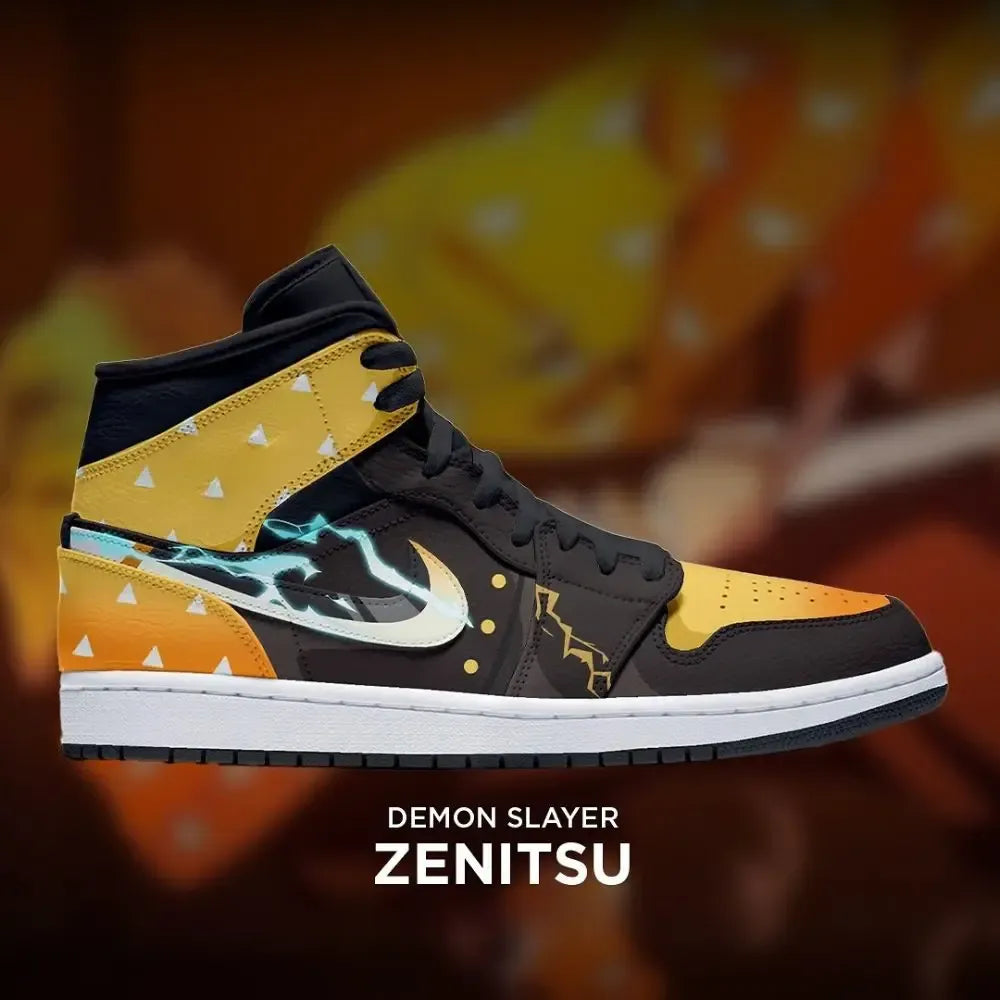 Zenitsu Exclusive Demon Slayer High Top Shoes