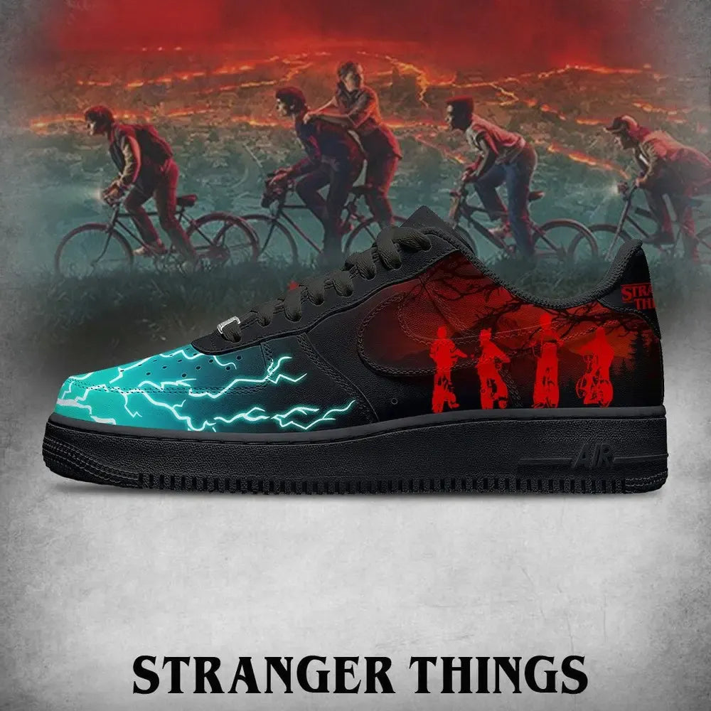 The Upside Down V.3 Stranger Things Custom Low Top Shoes