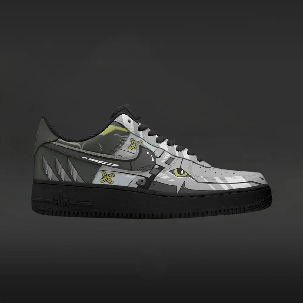 Black Wargreymon Digimon Custom Low Top Shoes