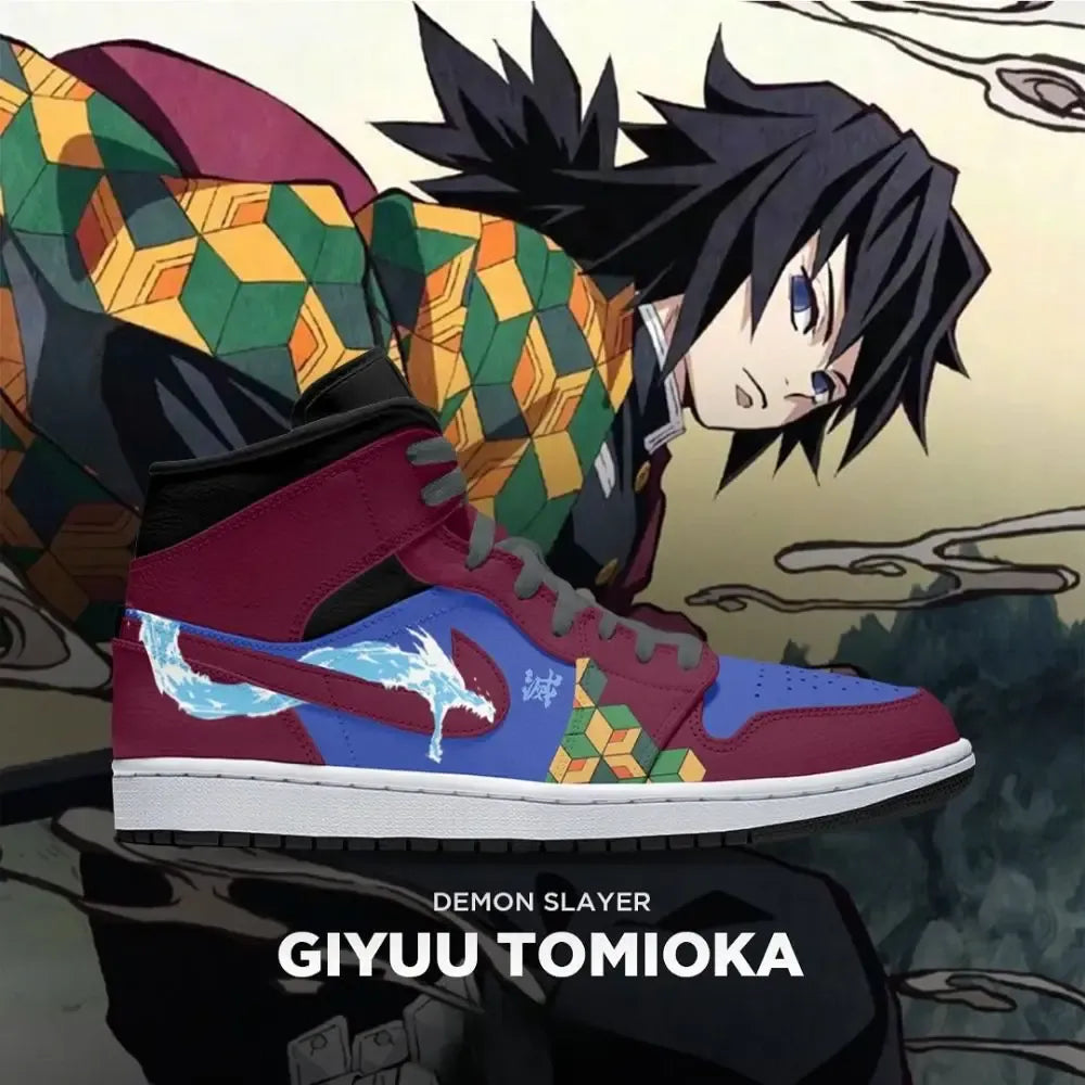 Giyuu Tomioka Demon Slayer Limited High Top Shoes