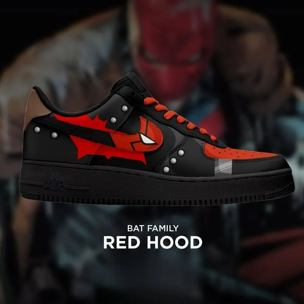 Red Hood Batman Low Top Shoes