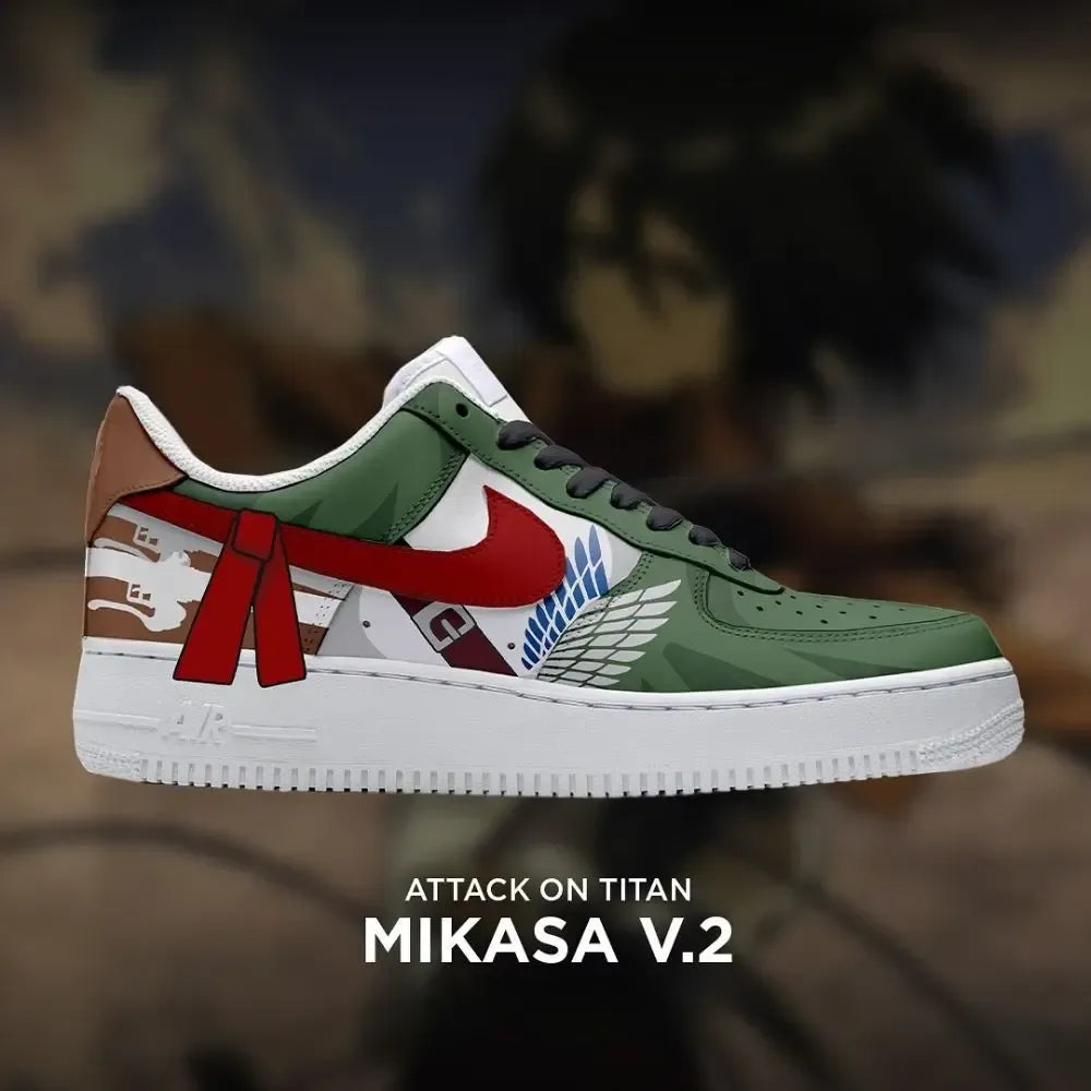 Mikasa V.2 Attack on Titan Special Low Top Shoes