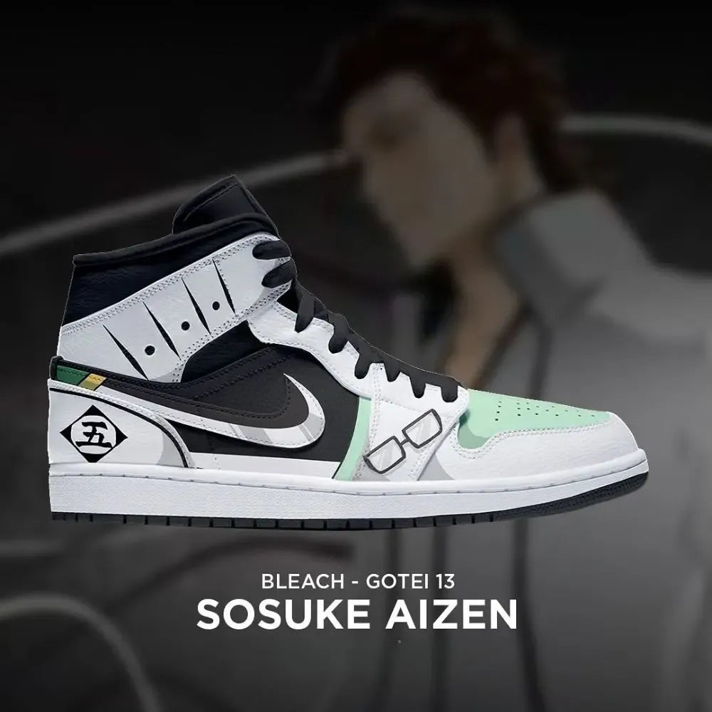 Sosuke Aizen Bleach Gotei 13 High Top Shoes