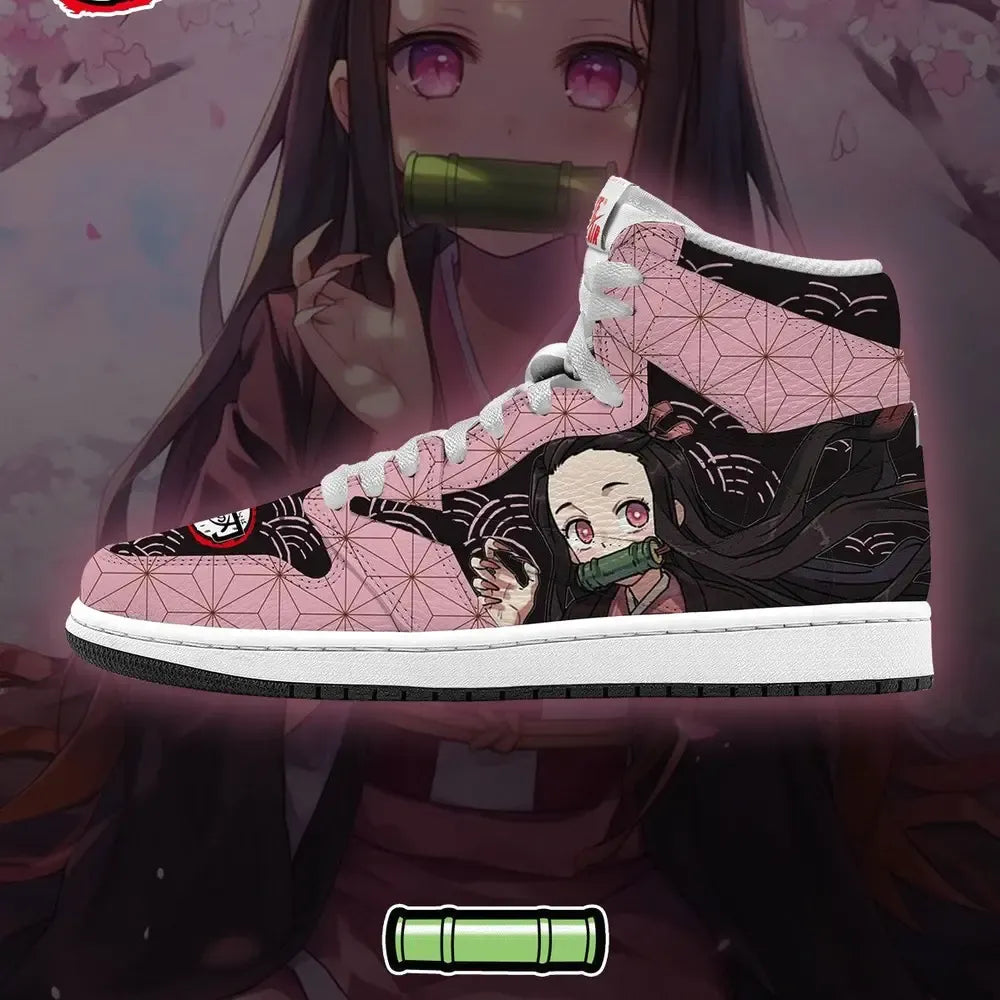 Nezuko Kamado V.2 Demon Slayer Limited Edition High Top Shoes