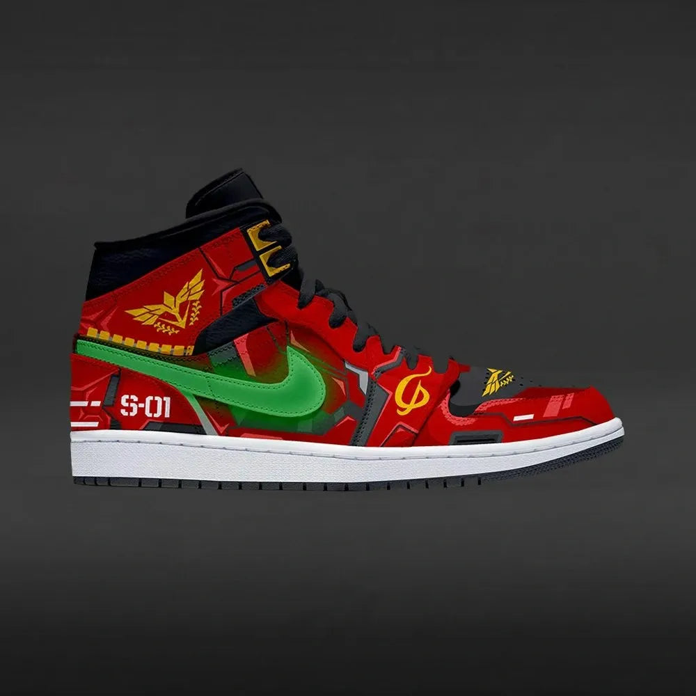 Sazabi Gundam Custom High Top Shoes