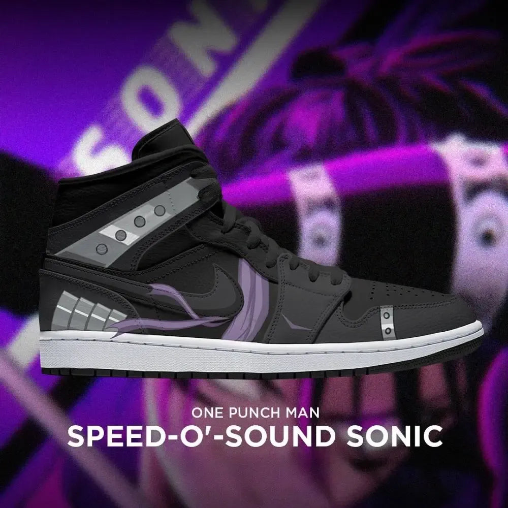 Speed O' Sound Sonic One Punch Man High Top Shoes