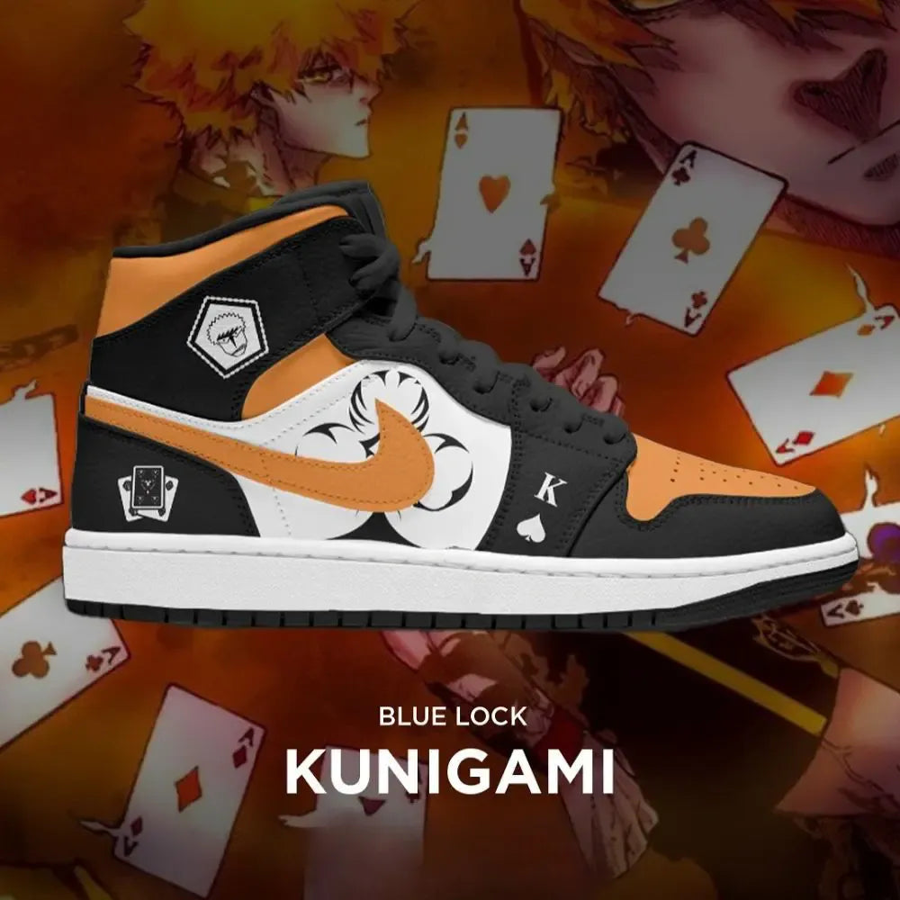 Kunigami Blue Lock Special High Top Shoes