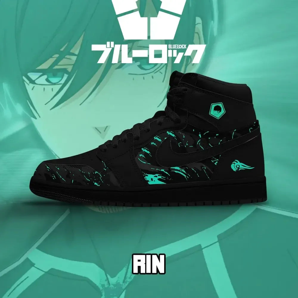 Rin Itoshi V.1 Blue Lock High Top Shoes