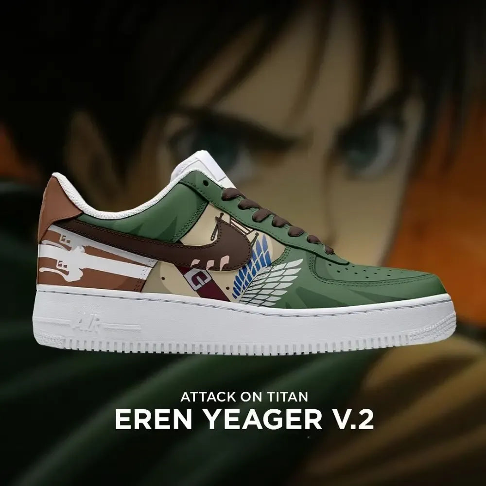 Eran Yeager V.2 Attack on Titan Special Low Top Shoes