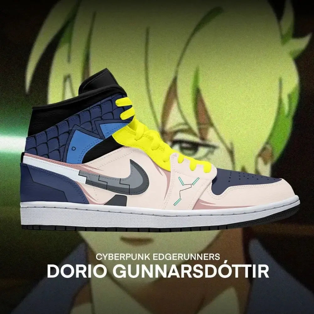 Dorio Gunnarsdottir Cyberpunk Edgerunners High Top Shoes