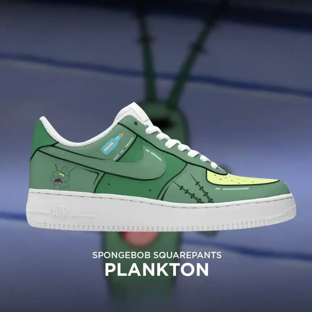 Plankton Af1 Spongebob Edition Low Top Shoes