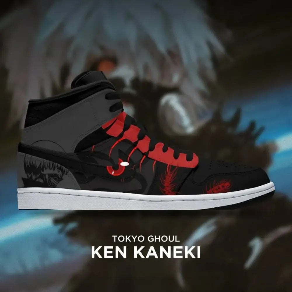 Ken Kaneki Tokyo Ghoul High Top Shoes