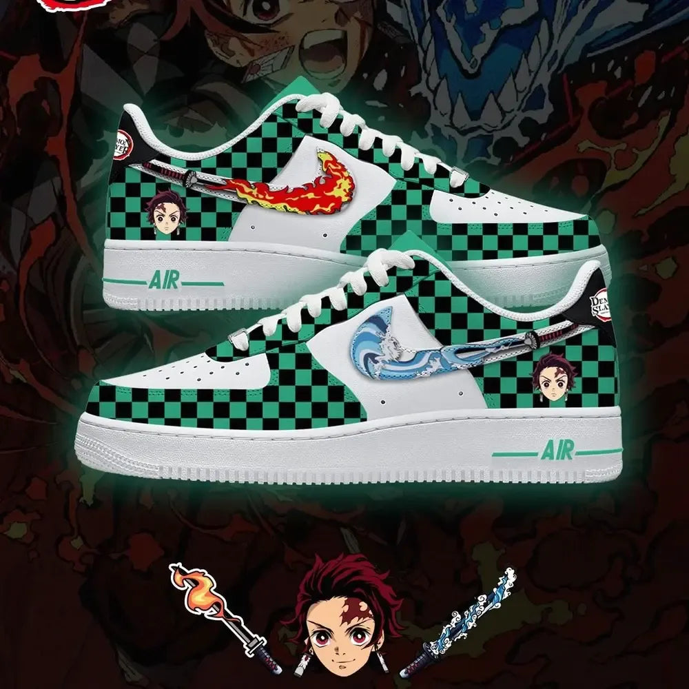 Tanjiro Kamado V.5 Demon Slayer Special Design Low Top Shoes