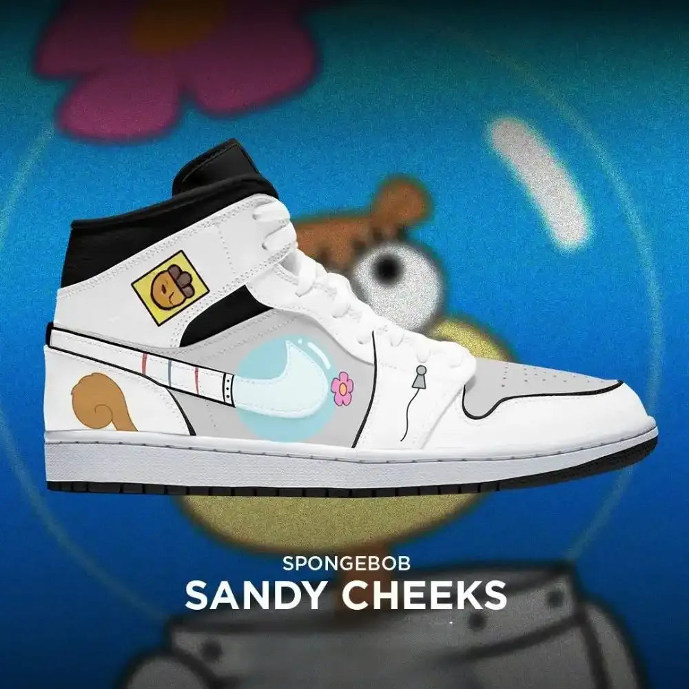 Sandy Cheeks Spongebob Edition High Top Shoes