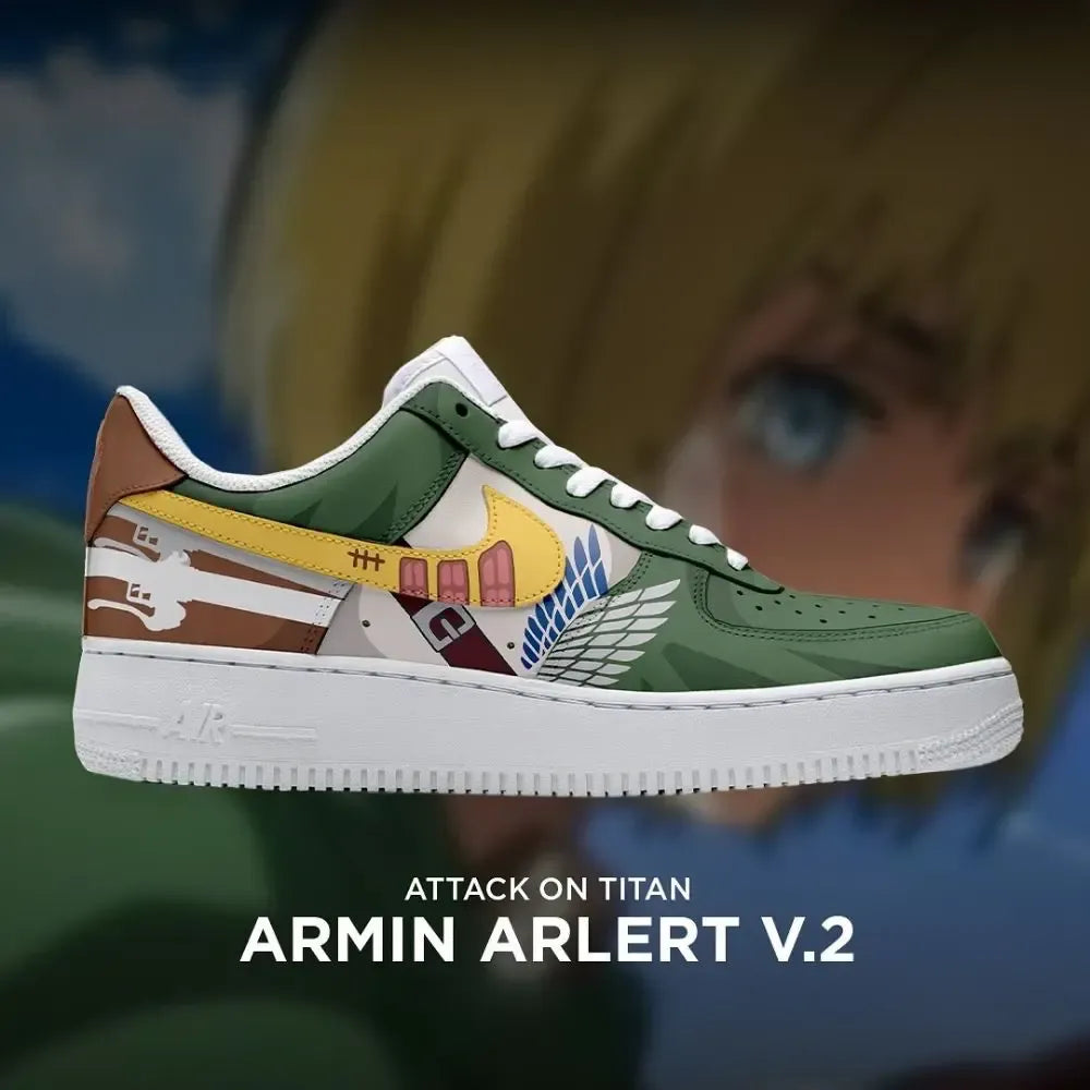 Armin Arlert V.2 Attack on Titan Special Low Top Shoes