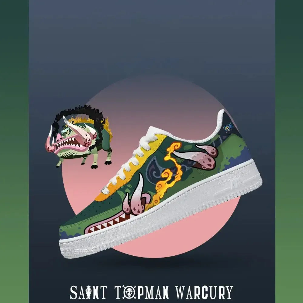 Saint Topman Warcury V.1 One Piece Limited Custom Low Top Shoes