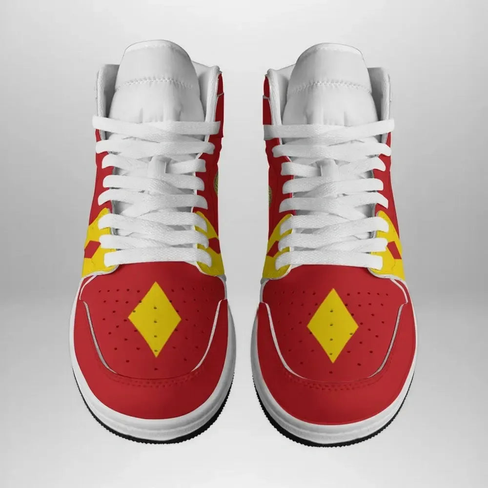 Red Ranger Ninjetti Special High Top Shoes
