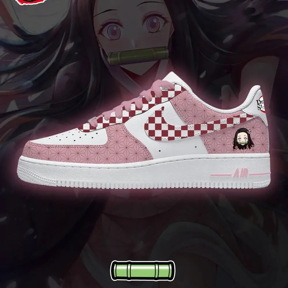 Nezuko Kamado V.8 Demon Slayer Special Design Low Top Shoes