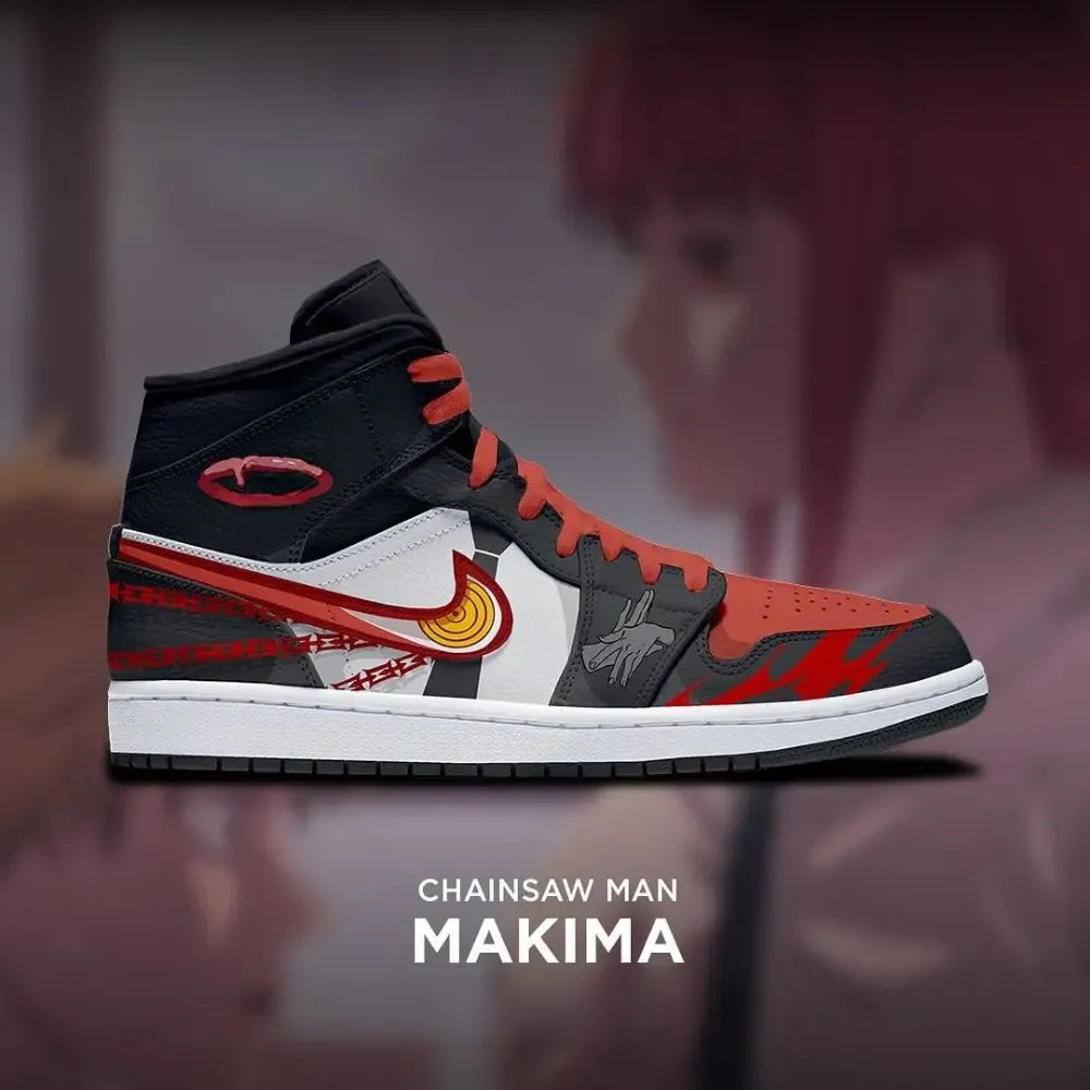 Makima Chainsaw Man Limited High Top Shoes