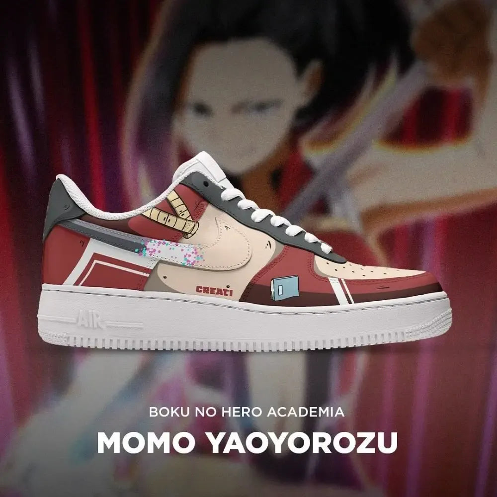 Momo Yaoyorozu Boku No Hero Academia Low Top Shoes