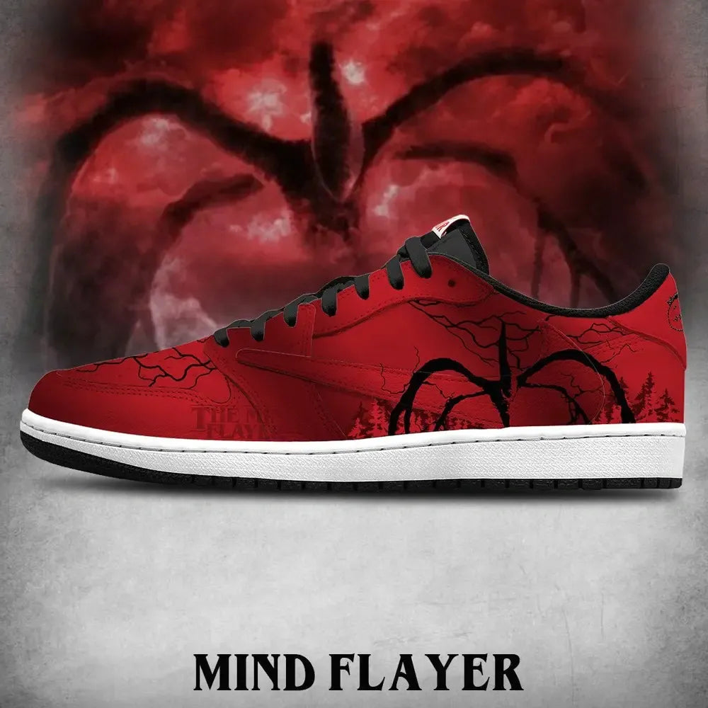 Mind Flayer V.3 Stranger Things Custom Low Top Shoes