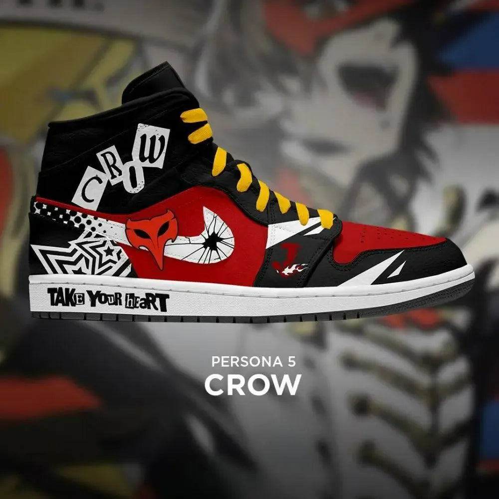 Crow Persona 5 Special High Top Shoes