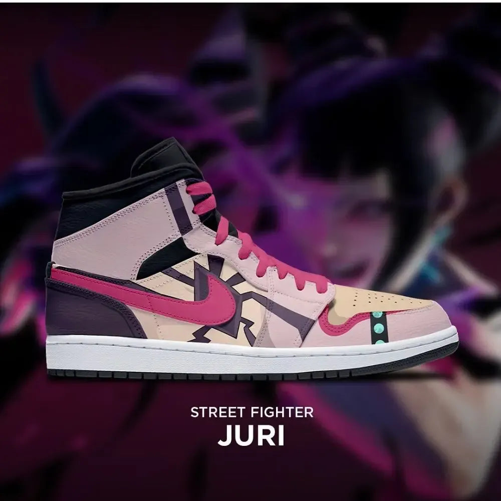 Juri Street Fighter High Top Shoes