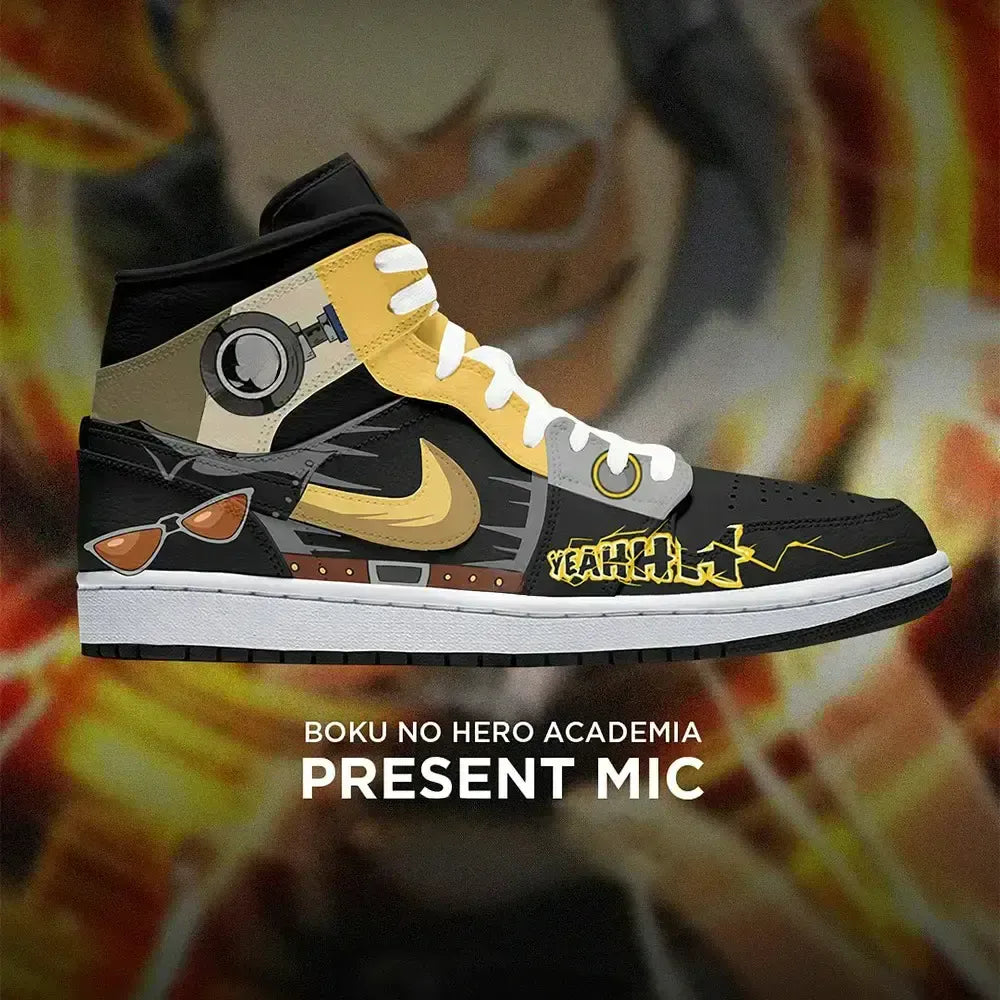 Present Mic My Hero Academia Custom High Top Shoes