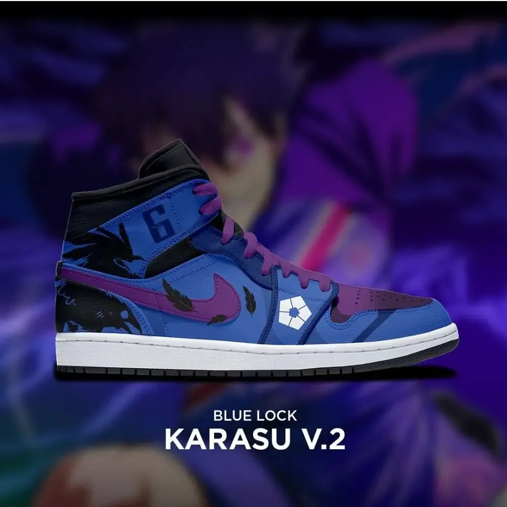 Karasu Blue Lock Limited High Top Shoes