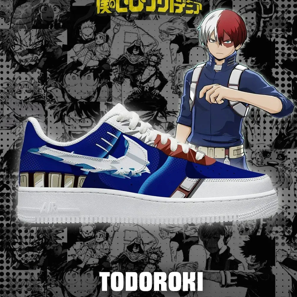Todoroki V.2 My Hero Academia New Low Top Shoes