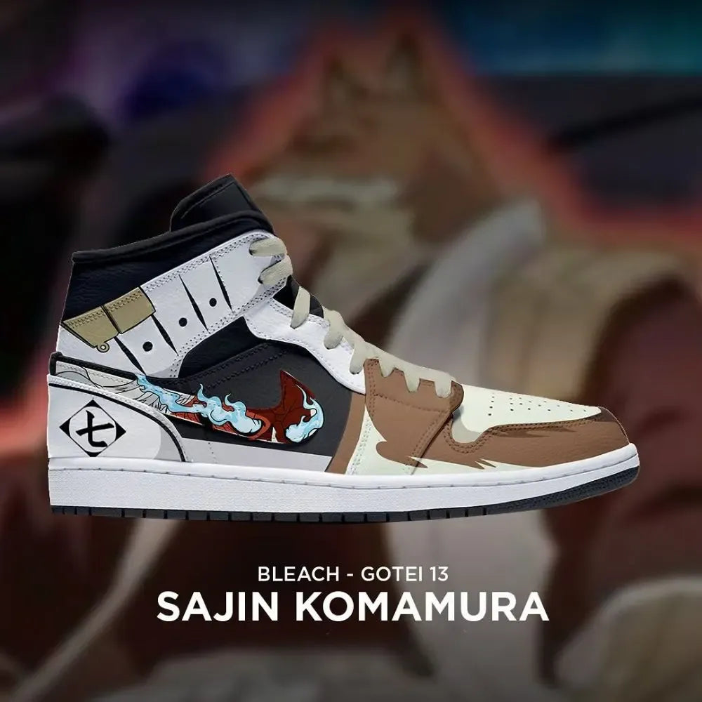 Sajin Komamura Bleach Gotei 13 High Top Shoes