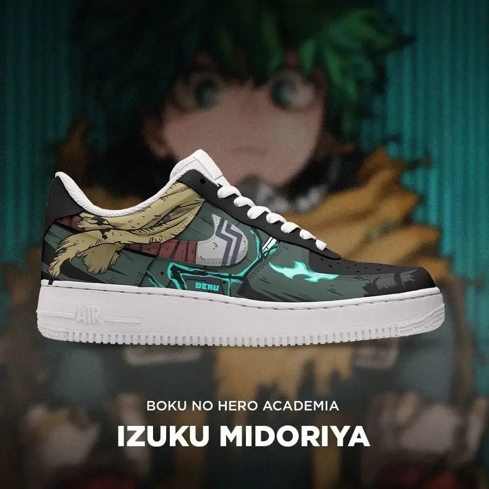 Izuku Midoriya Boku No Hero Academia Low Top Shoes