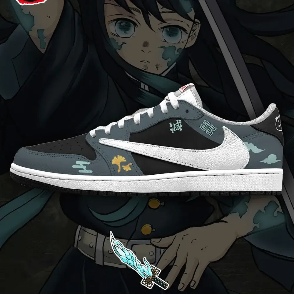Muichiro Tokito V.2 Demon Slayer Special Design Low Top Shoes