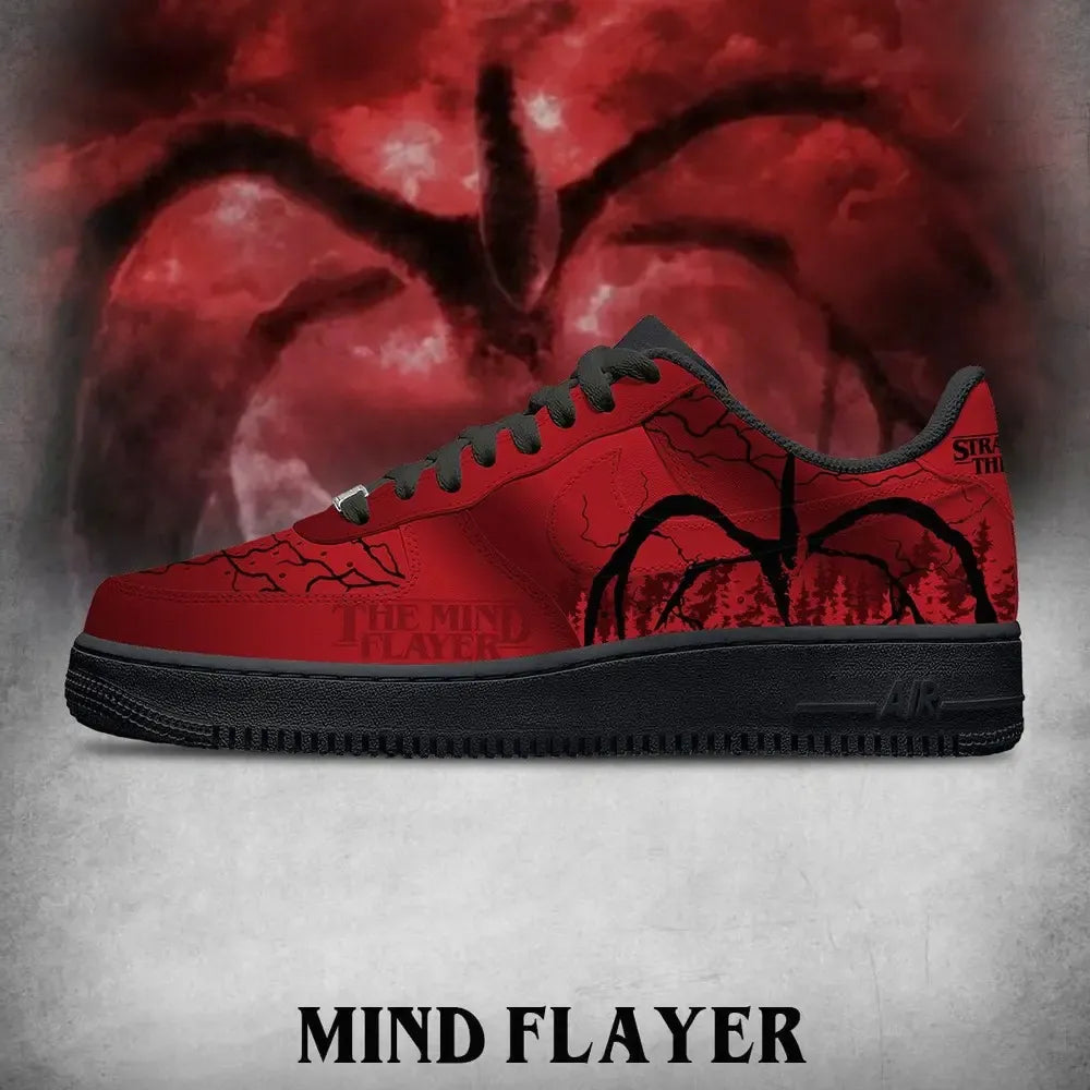 Mind Flayer V.1 Stranger Things Custom Low Top Shoes