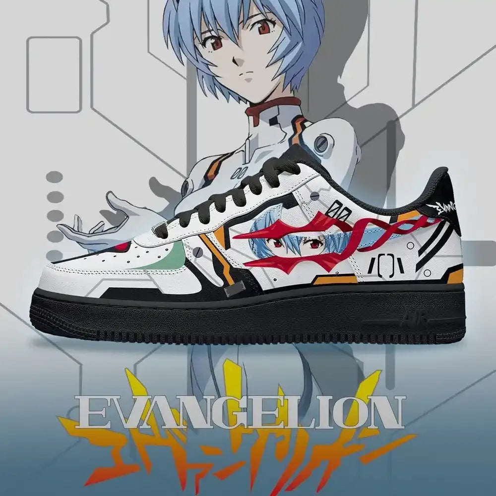 Rei Ayanami V.1 Neon Genesis Evangelion Low Top Shoes