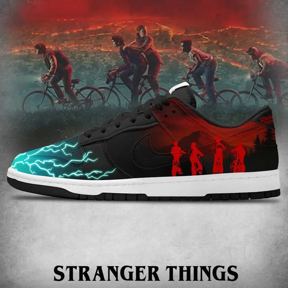 The Upside Down V.1 Stranger Things Custom Low Top Shoes