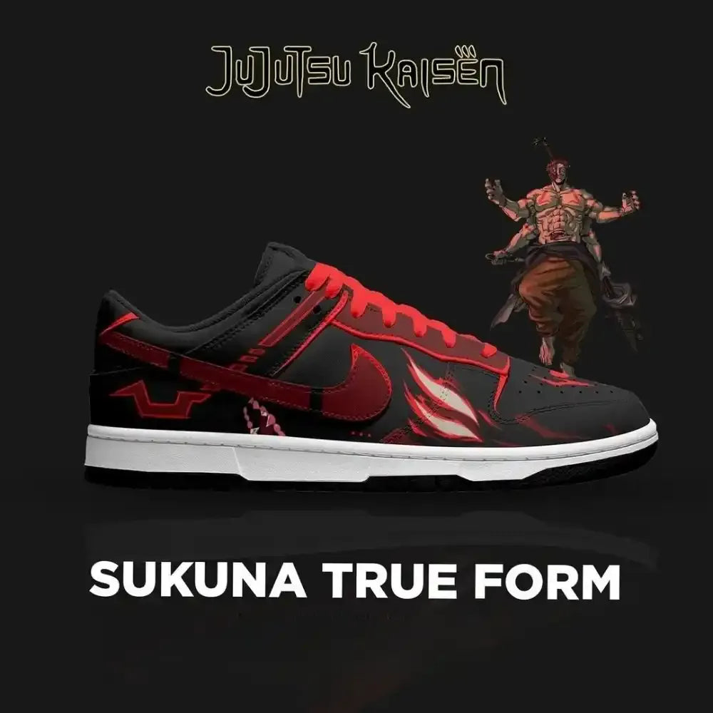 Sukuna True Form Jujutsu Kaisen Edition Low Top Shoes