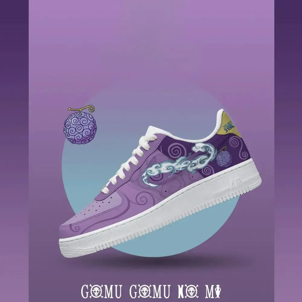 Gomu Gomu No Mi V.1 One Piece Limited Custom Low Top Shoes